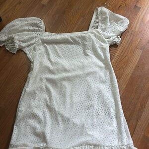 white backless dress